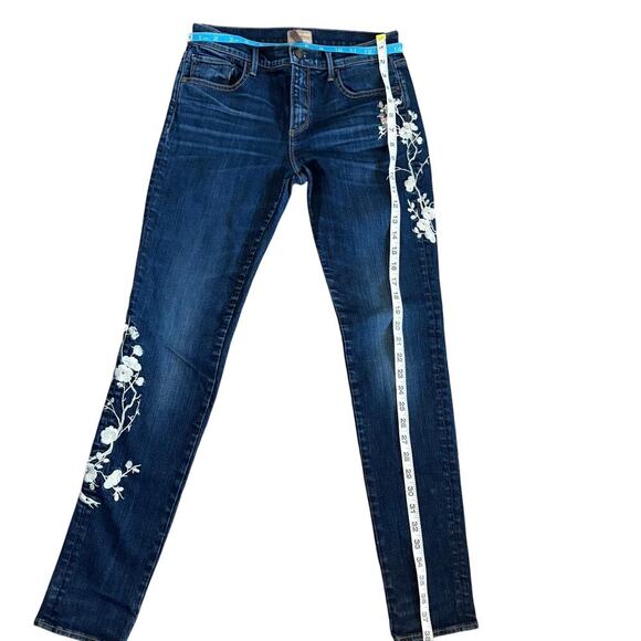 Driftwood Jackie Floral Embrodiered Jean Boho Sundance 26x30 - Picture 3 of 11